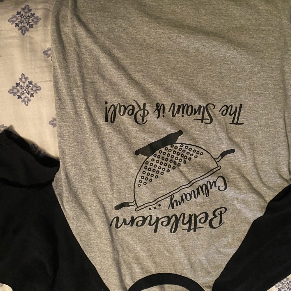 Cooking baseball sleeve shirt
